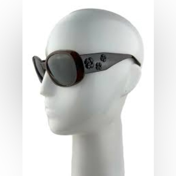 Authentic 🌸Chanel 🌸camellia flower Brown Designer Women's Sunglasses - Picture 2 of 10